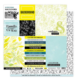 Core'dinations Core Basics Patterned Cardstock 12X12-Yellow Plaid