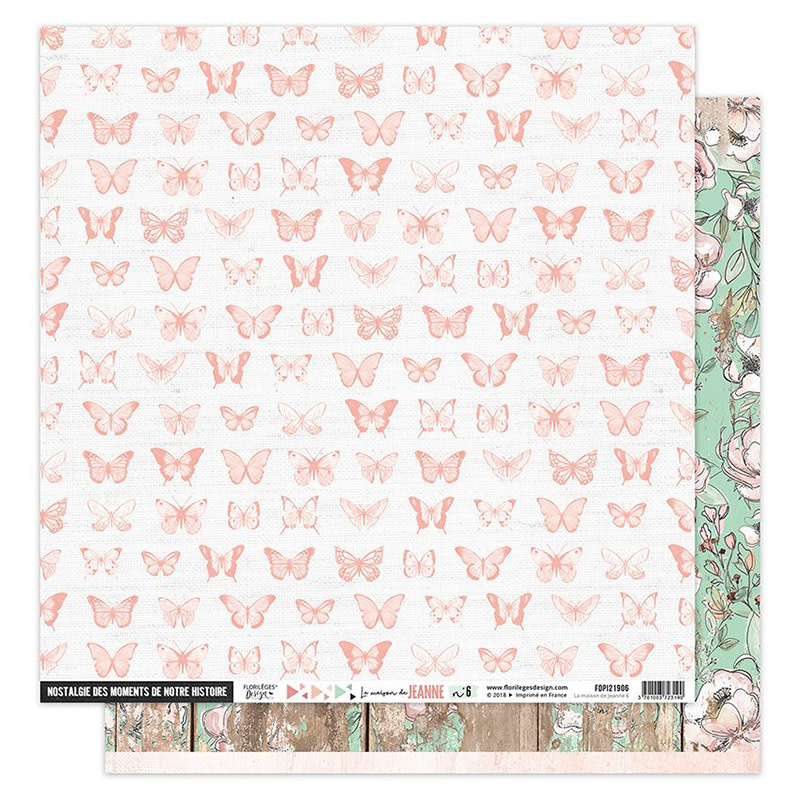 FLORILÈGES DESIGNS FLORILÈGES DESIGN LA MAISON DE JEANNE 6 PAPER 12X12