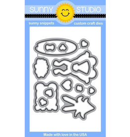 SUNNY STUDIO STAMPS SUNNY STUDIO FROGGY FRIENDS DIE SET