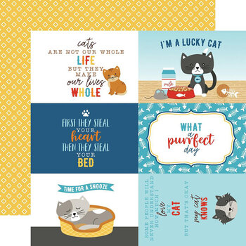 ECHO PARK PAPER ECHO PARK I LOVE MY CAT 4X6 JOURNALLING CARDS PAPER 12X12