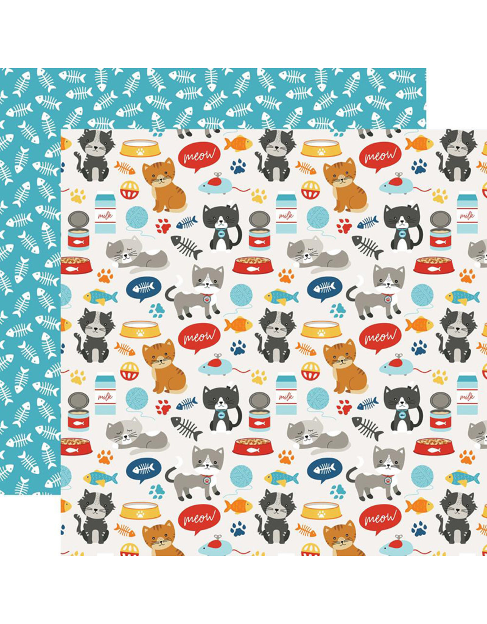 ECHO PARK PAPER ECHO PARK I LOVE MY CAT MEOW PAPER 12X12