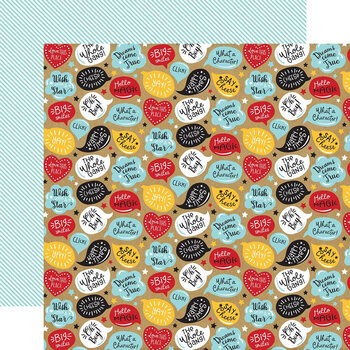 ECHO PARK PAPER ECHO PARK REMEMBER THE MAGIC DOUBLE SIDED PAPER HAPPY TIMES 12X12
