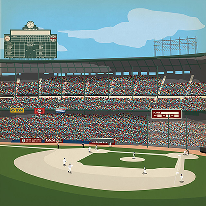 CARTA BELLA CARTA BELLA BASEBALL HEY BATTER BATTER 12X12 PAPER