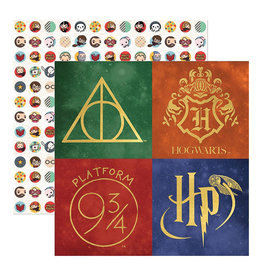 PAPER HOUSE PRODUCTIONS PAPER HOUSE HARRY POTTER ICONS TAG PAPER 12X12