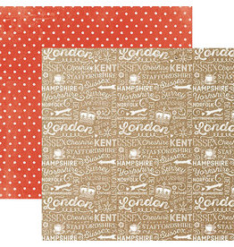 PAPER HOUSE PRODUCTIONS PAPER HOUSE DISCOVER ENGLAND TEXT PAPER 12X12