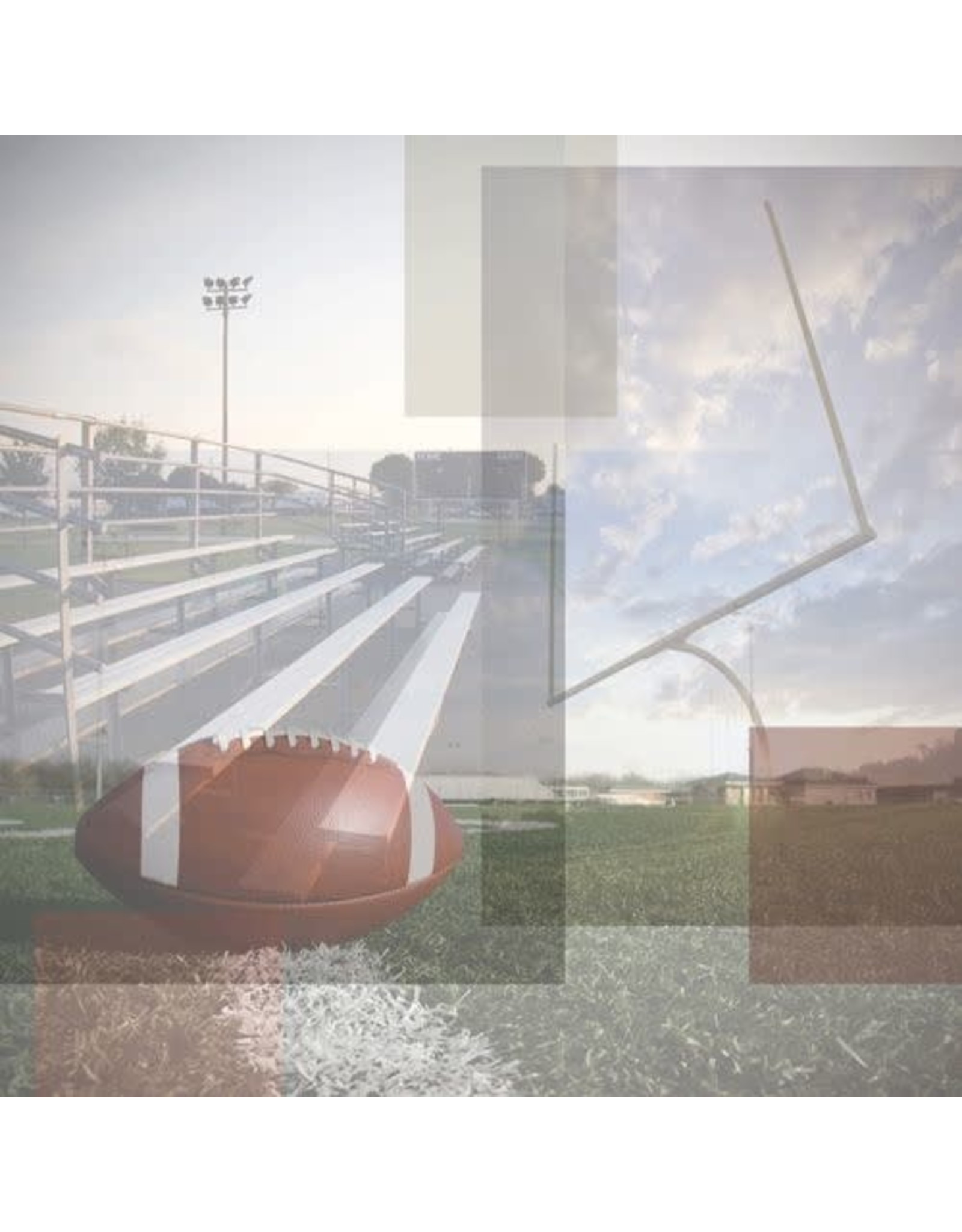 PAPER HOUSE PRODUCTIONS PAPER HOUSE FOOTBALL COLLAGE PAPER 12X12