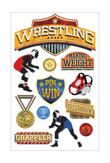 PAPER HOUSE PRODUCTIONS PAPER HOUSE WRESTLING 3D STICKERS