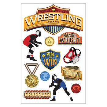 PAPER HOUSE PRODUCTIONS PAPER HOUSE WRESTLING 3D STICKERS