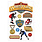 PAPER HOUSE PRODUCTIONS PAPER HOUSE WRESTLING 3D STICKERS