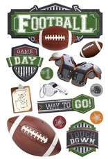 PAPER HOUSE PRODUCTIONS PAPER HOUSE FOOTBALL GAME DAY 3D STICKERS