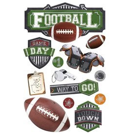 PAPER HOUSE PRODUCTIONS PAPER HOUSE FOOTBALL GAME DAY 3D STICKERS