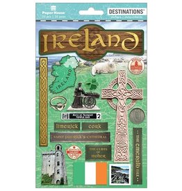 PAPER HOUSE PRODUCTIONS PAPER HOUSE DESTINATIONS IRELAND 3D STICKERS