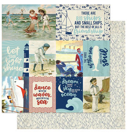 AUTHENTIQUE PAPER AUTHENTIQUE VOYAGE DOUBLE SIDED CARDSTOCK VOYAGE ELEVEN 12X12