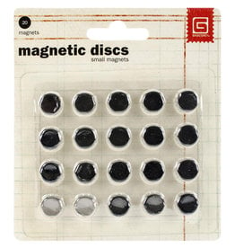 BASIC GREY BASIC GREY SMALL MAGNETIC DISCS 20PK