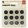 BASIC GREY LARGE MAGNETIC DISCS 12PK MAGNETS