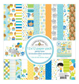 DOODLEBUG DESIGNS DOODLEBUG DESIGN PARTY TIME COLLECTION KIT 12''x12''