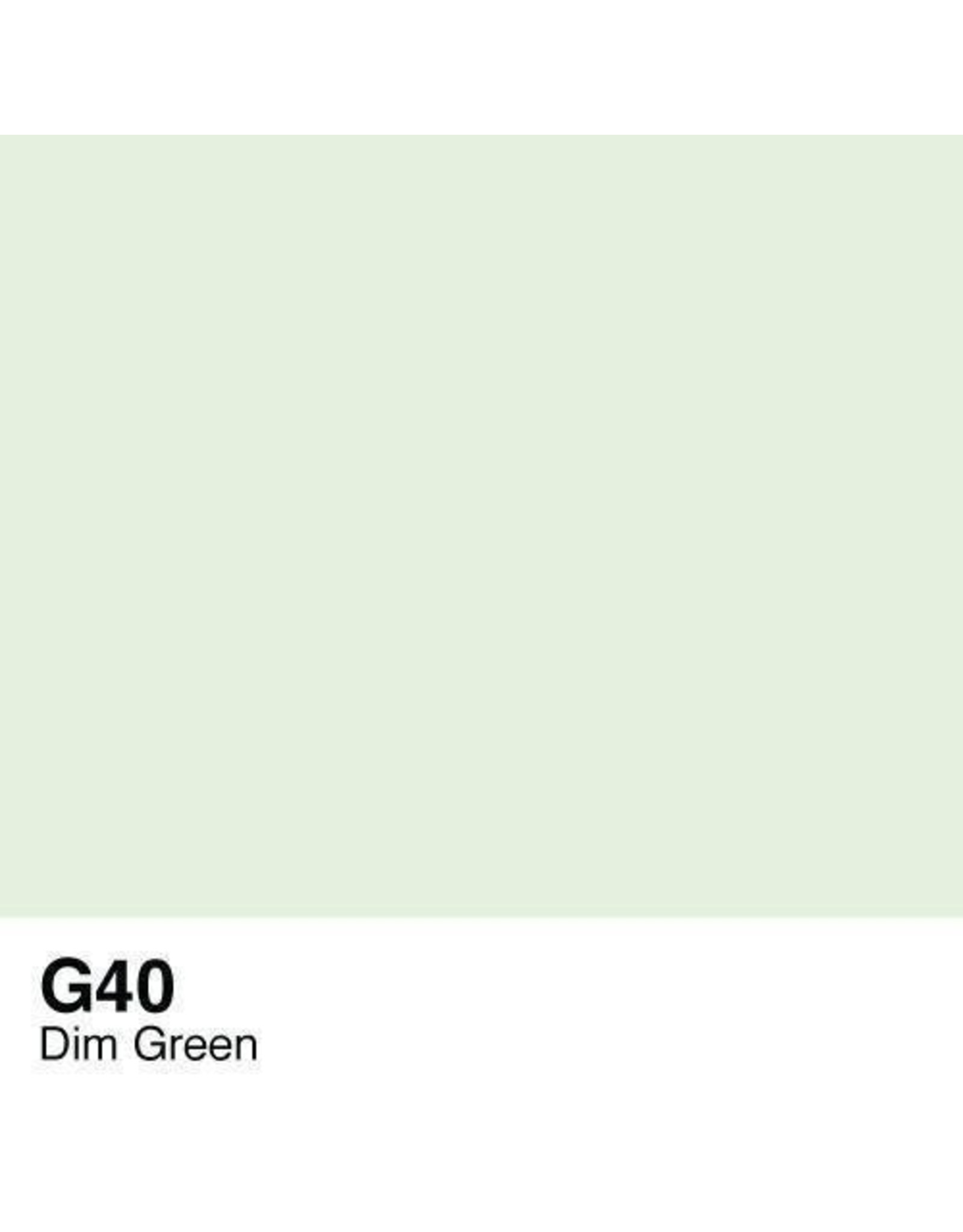 COPIC COPIC G40 DIM GREEN SKETCH MARKER