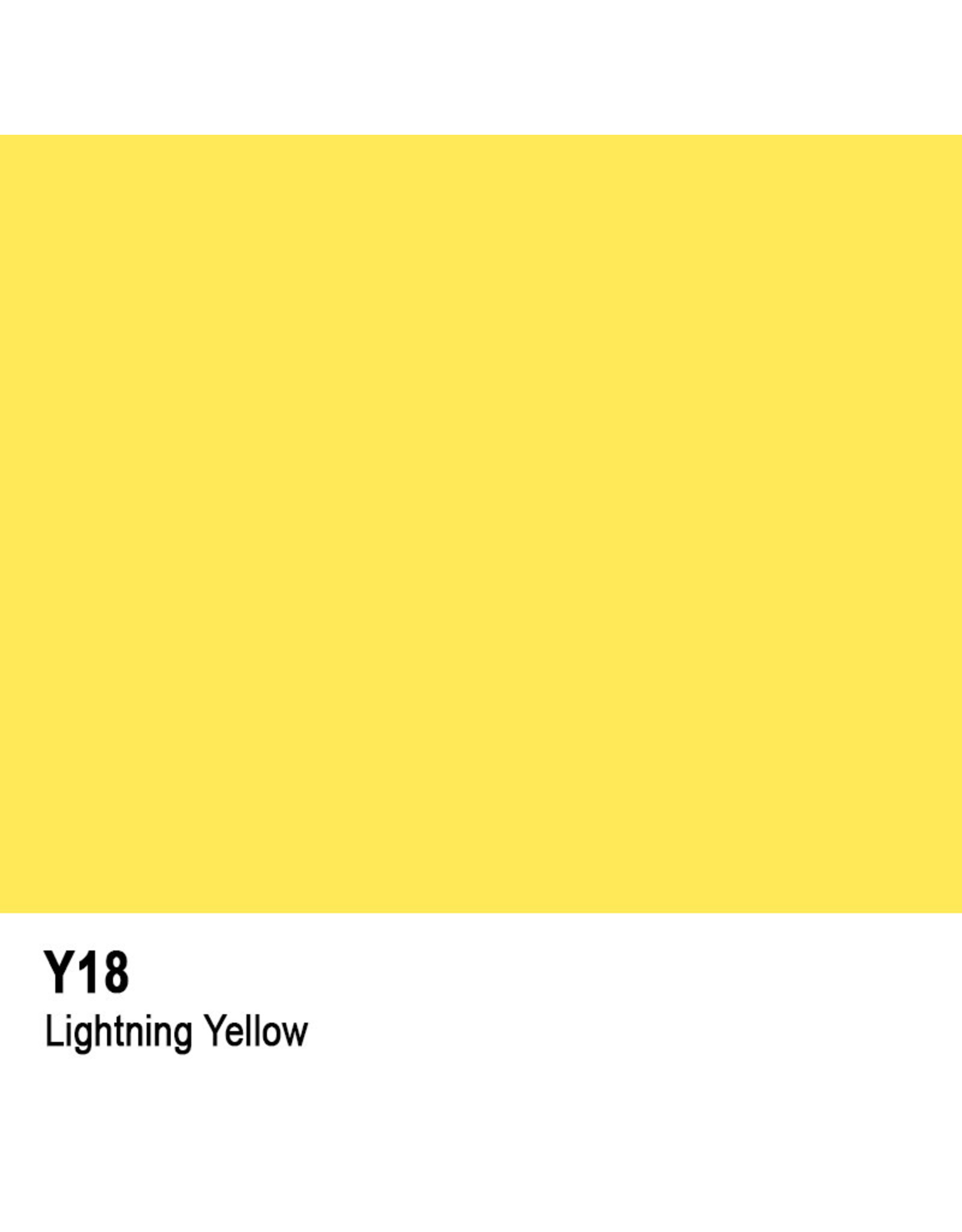COPIC COPIC Y18 LIGHTNING YELLOW SKETCH MARKER