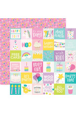 SIMPLE STORIES SIMPLE STORIES MAGICAL BIRTHDAY 2X2 ELEMENTS 12'' X 12''