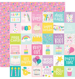 SIMPLE STORIES SIMPLE STORIES MAGICAL BIRTHDAY 2X2 ELEMENTS 12'' X 12''