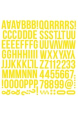 SIMPLE STORIES SIMPLE STORIES COLOR VIBE YELLOW FOAM ALPHABET STICKERS