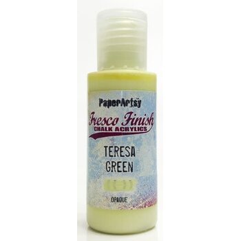 PAPER ARTSY PAPER ARTSY FRESCO FINISH TERESA GREEN CHALK ACRYLIC PAINT 50ML