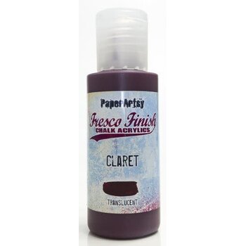 PAPER ARTSY PAPER ARTSY FRESCO FINISH CLARET ACRYLIC PAINT 50ML