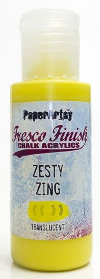 PAPER ARTSY PAPER ARTSY FRESCO FINISH ZESTY ZING ACRYLIC PAINT 50ML