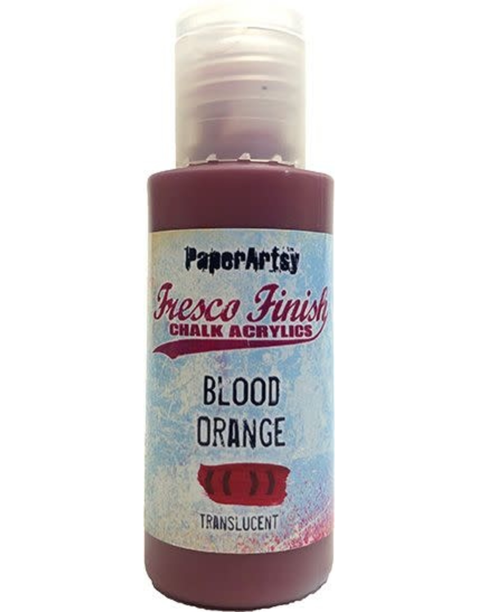 PAPER ARTSY PAPER ARTSY FRESCO FINISH BLOOD ORANGE CHALK ACRYLIC PAINT 50ML