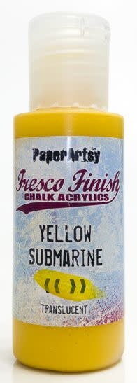 PAPER ARTSY PAPER ARTSY FRESCO FINISH YELLOW SUBMARINE ACRYLIC PAINT 50ML