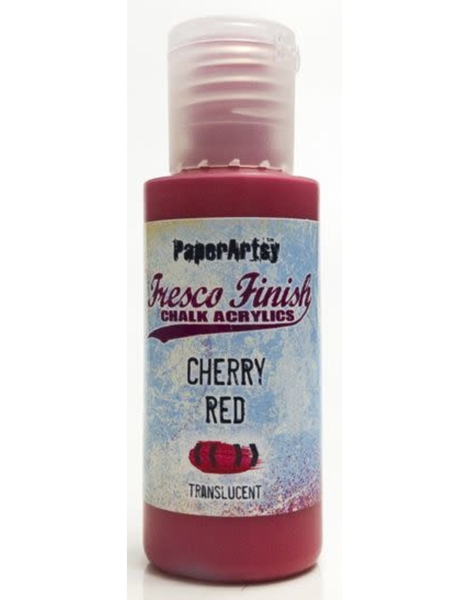 PAPER ARTSY PAPER ARTSY FRESCO FINISH TS-CHERRY RED ACRYLIC PAINT 50ML