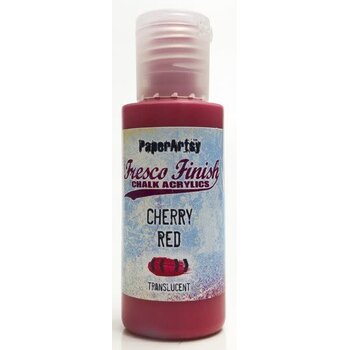 PAPER ARTSY PAPER ARTSY FRESCO FINISH CHERRY RED ACRYLIC PAINT 50ML