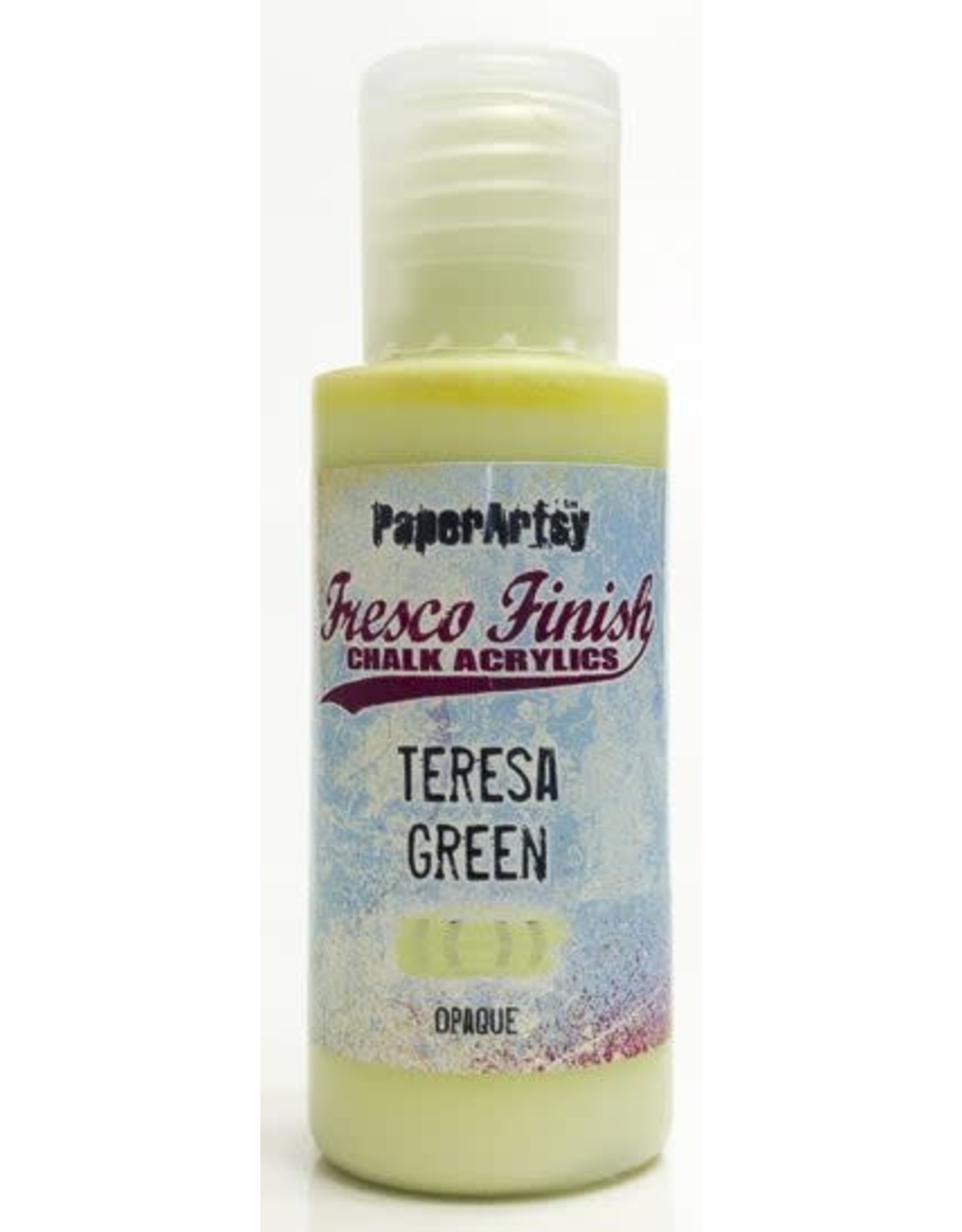 PAPER ARTSY PAPER ARTSY FRESCO FINISH TERESA GREEN CHALK ACRYLIC PAINT 50ML