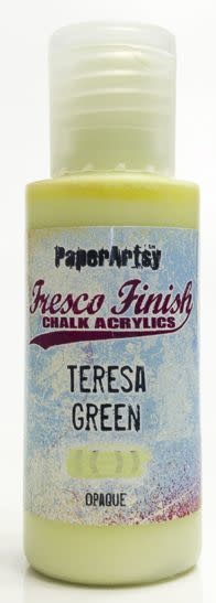 PAPER ARTSY PAPER ARTSY FRESCO FINISH TERESA GREEN CHALK ACRYLIC PAINT 50ML
