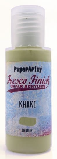 PAPER ARTSY PAPER ARTSY FRESCO FINISH KHAKI CHALK ACRYLIC PAINT 50ML