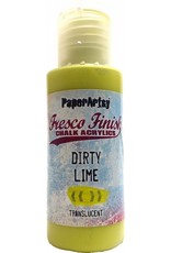 PAPER ARTSY PAPER ARTSY FRESCO FINISH TS-DIRTY LIME CHALK ACRYLIC PAINT 50ML