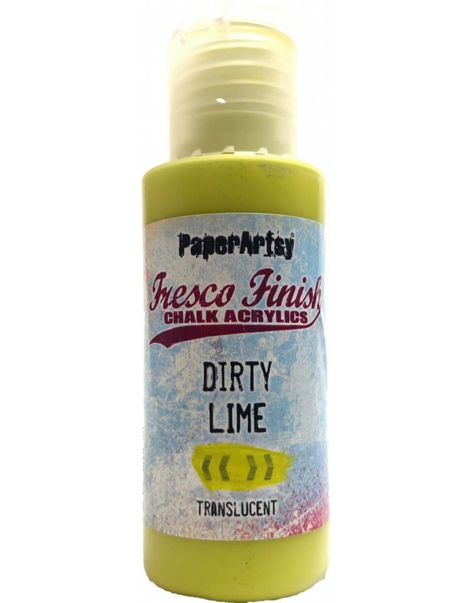 PAPER ARTSY PAPER ARTSY FRESCO FINISH TS-DIRTY LIME CHALK ACRYLIC PAINT 50ML