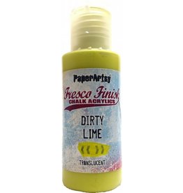 PAPER ARTSY PAPER ARTSY FRESCO FINISH TS-DIRTY LIME CHALK ACRYLIC PAINT 50ML