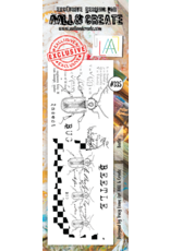 AALL & CREATE AALL & CREATE TRACY EVANS #335 BEETLE BORDER ACRYLIC STAMP SET