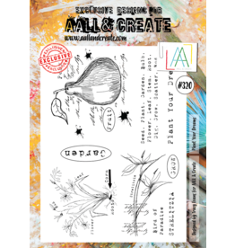 AALL & CREATE AALL & CREATE TRACY EVANS #320 PLANT YOU DREAMS A4 ACRYLIC STAMP SET