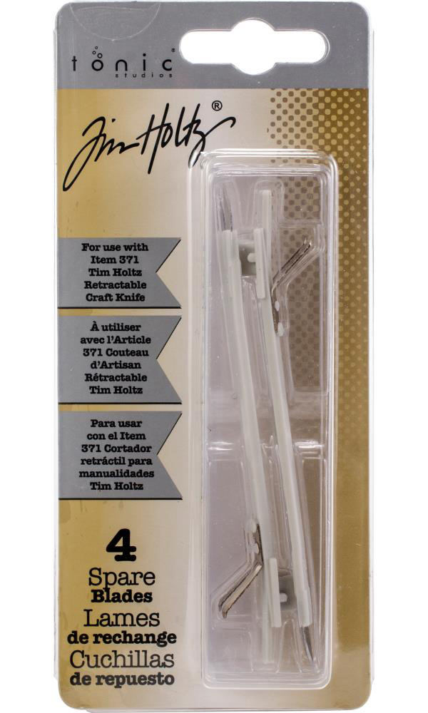 TONIC TONIC TIM HOLTZ RETRACTABLE CRAFT KNIFE SPARE BLADES 4PK