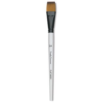 SIMPLY SIMMONS FLAT WASH BRUSH 3/4''