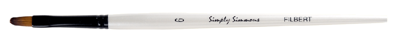 SIMPLY SIMMONS FILBERT BRUSH #6