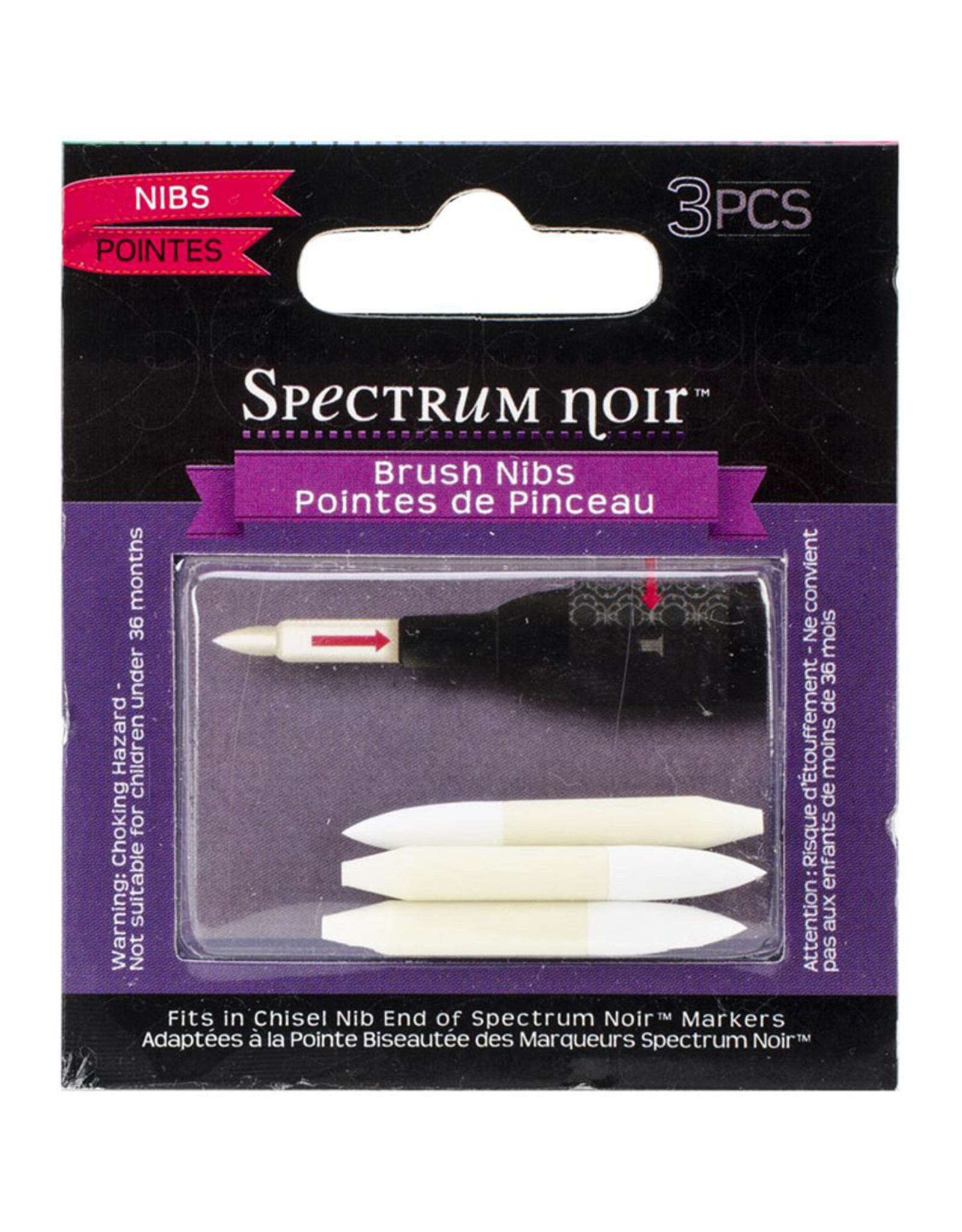 CRAFTERS COMPANION CRAFTER'S COMPANION BRUSH NIBS X3