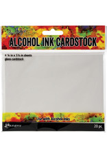RANGER TIM HOLTZ ALCOHOL INK CARDSTOCK 4.25X5.5 20PK