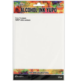 RANGER TIM HOLTZ ALCOHOL INK  YUPO WHITE 5X7 10PK