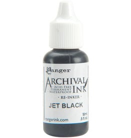 RANGER RANGER ARCHIVAL REINKER JET BLACK 0.5OZ