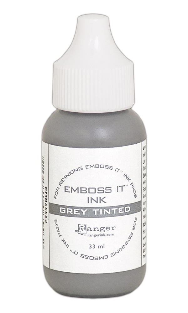 RANGER RANGER EMBOSS IT INK RE-INKER GREY TINTED