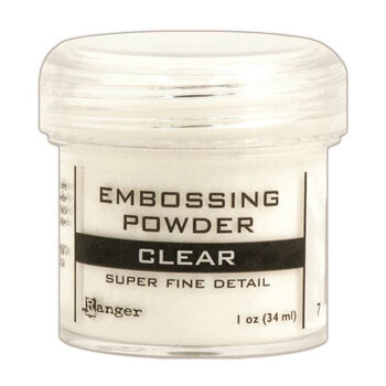 RANGER RANGER EMBOSSING POWDER SUPER FINE DETAIL CLEAR 1OZ