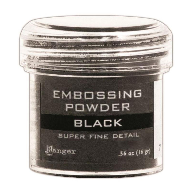 RANGER RANGER EMBOSSING POWDER SUPER FINE DETAIL BLACK